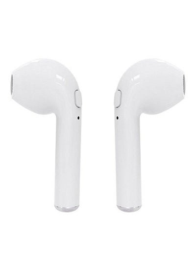 Buy Bluetooth Earphone With Mic White in Saudi Arabia