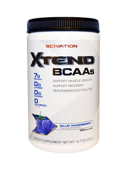 Buy Xtend BCAA Blue Raspberry - 30 Servings in UAE