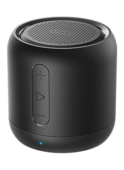 Buy Mini Super-Portable Bluetooth Speaker with 15-Hour Playtime, 66-Foot Bluetooth Range, Enhanced Bass, Noise-Cancelling Microphone Black in UAE