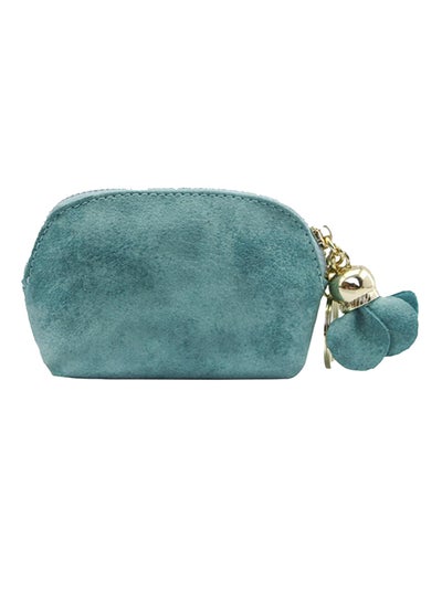 Buy Rose Pendant Detailed Mini Wallet Green in UAE