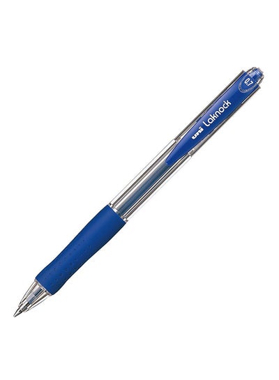 Buy Laknock Rubber Griped Ballpoint Pen Blue in UAE