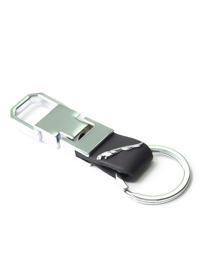 Buy Jaguar Logo Car Keychain With Carabiner Hook in UAE