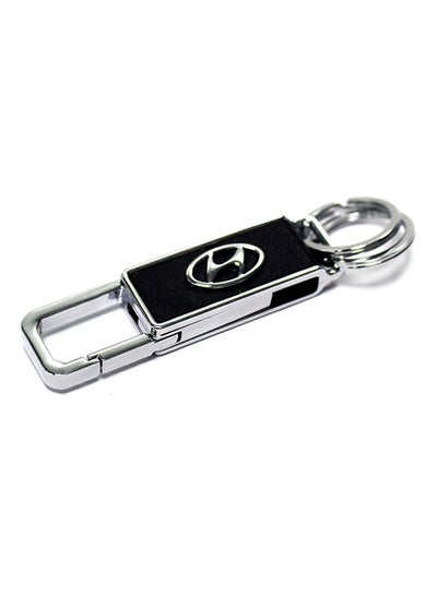 Buy Hyundai Logo Car Keychain With Carabiner Hook in UAE