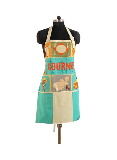 Buy Digitally Printed Apron Green/White 28x26inch in Egypt