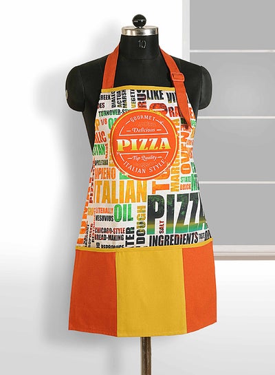 Buy Digitally Printed Apron Orange/Yellow/White 28x26inch in Egypt