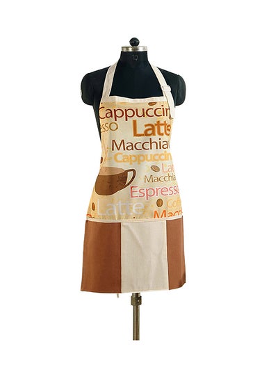 Buy Digitally Printed Apron Beige/Brown/White 28x26inch in Egypt