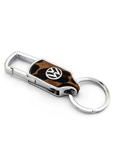 Buy Volkswagen Logo Car Keychain With Carabiner Hook in UAE