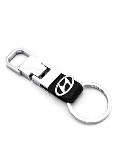 Buy Hyundai Logo Car Keychain With Carabiner Hook in UAE