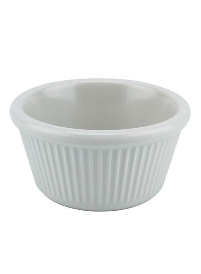 Buy Melamine Serving Bowl White in UAE