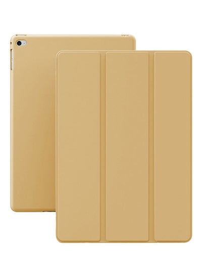 Buy Flip Cover For Apple iPad Air 2 9.7-inch Gold in UAE