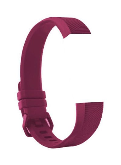 Buy Replacement Wristband Strap For Fitbit Alta HR Fuchsia in Saudi Arabia