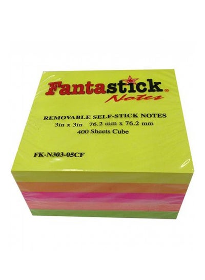 Buy Removable Self-Sticky Notes Yellow/Brown/Pink in UAE