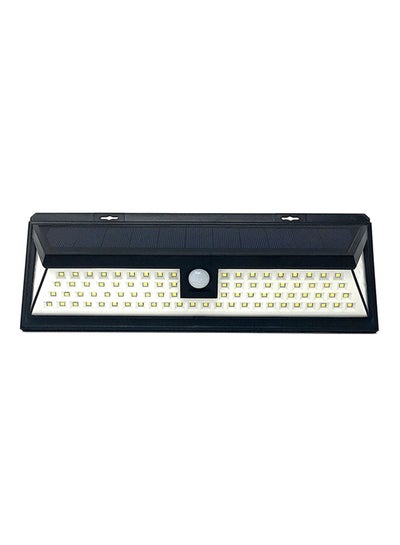 اشتري مصباح LED 90 يعمل بالطاقة الشمسية مزود بجهاز استشعار الحركة أبيض/أسود 11.3x1.4 بوصة في السعودية