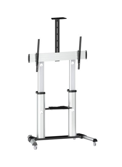 Buy TV Floor Stand With DVD Rack And Camera Holder White/Black in Egypt