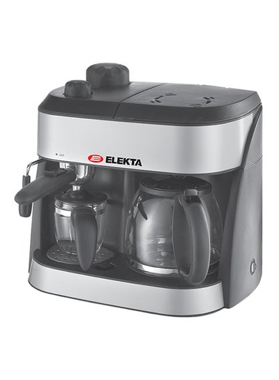 اشتري Electric Espresso And Drip Coffee Maker 1.25L 1800W EL-ESP-12DC أسود/ فضي في الامارات