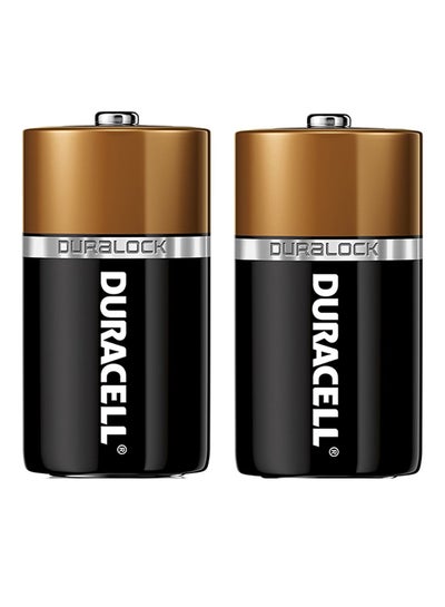 Buy 2-Piece Alkaline Batteries Black/Brown in Saudi Arabia