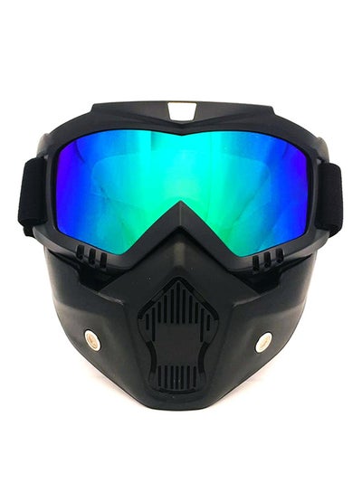 Buy Motorcycle Face Mask With Glasses in UAE