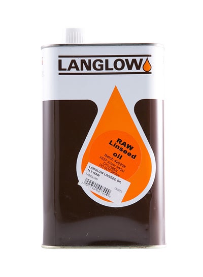 Buy Raw Linseed Oil Amber 1L in UAE
