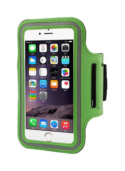 Buy Armband Case Cover For Apple iPhone SE Green/Grey in UAE