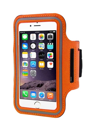 Buy Armband Case Cover For Apple iPhone 6s Plus Orange/Grey in UAE