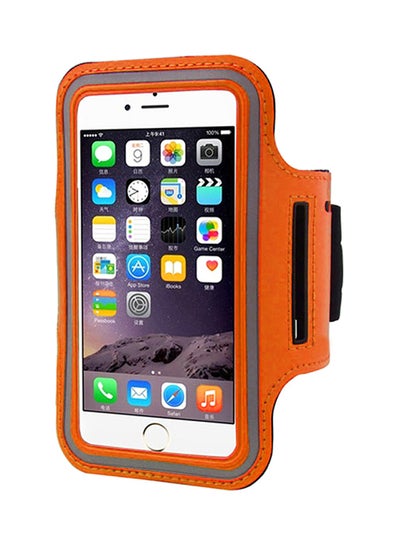 Buy Armband Case Cover For Apple iPhone 7 Orange/Grey in UAE