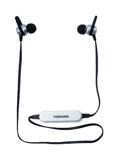 Ear Bluetooth Headphones Silver/Black 