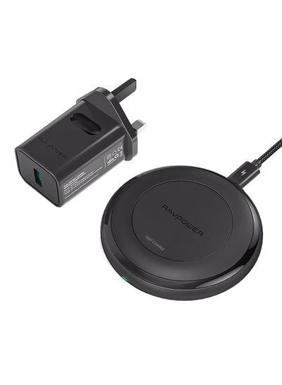 Buy RP-PC058 Wireless Charging Pad Black in Saudi Arabia