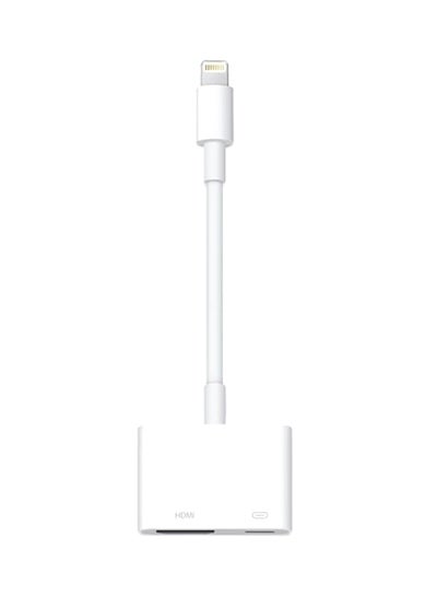 Buy Lightning AV Adapter Cable White in Saudi Arabia