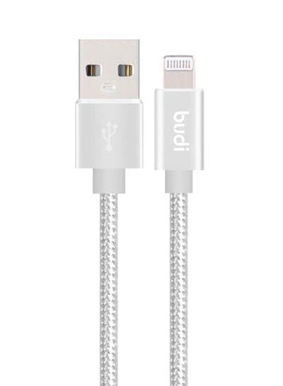 Buy USB Lightning Cable Connector Silver in UAE