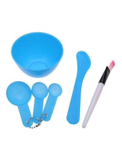 Buy 6-Piece Mask Make Up Mixing Tool Set Blue in UAE