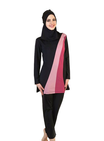 Buy Muslim Modest Burkinis Swimsuit Black in UAE