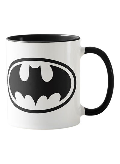 اشتري Printed Batman Mug White & Black 11ounce في السعودية