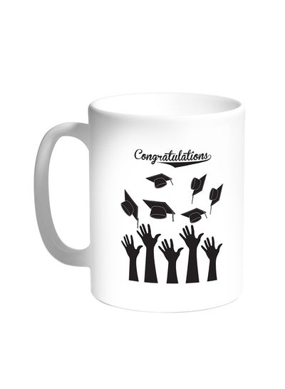 Buy Graduation Party Printed Coffee Mug White in Saudi Arabia