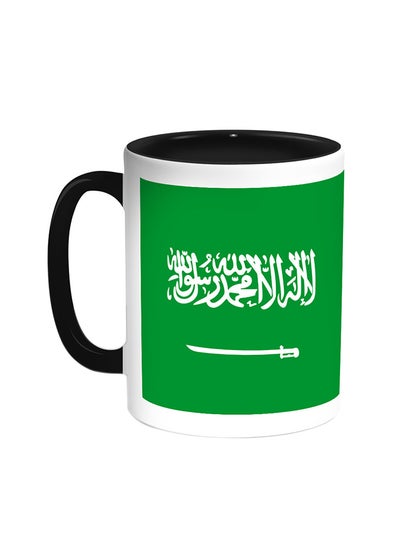 Buy Kingdom Of Saudi Arabia Printed Coffee Mug Black/White in Egypt