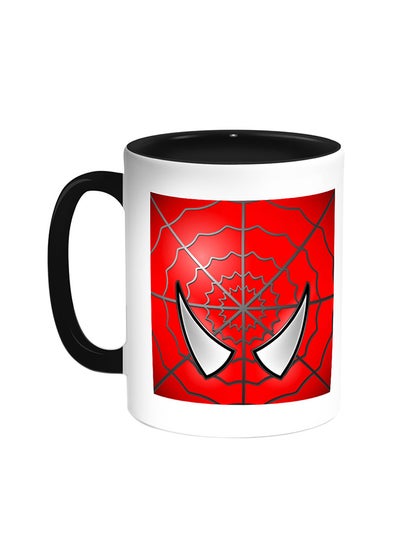 Buy Spiderman Printed Coffee Mug Black/White in Egypt