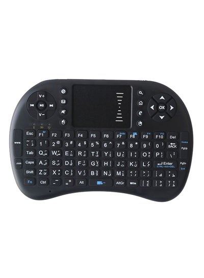 اشتري RT-MWK08 لوحة مفاتيح لاسلكية مع ماوس لاسلكي - باللغة العربية/الإنجليزية أسود في السعودية