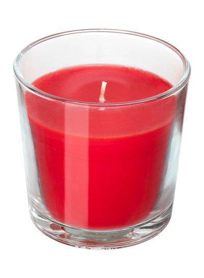 اشتري شمعة معطرة من سينليج في كوب زجاجي - جاردن بيريز أحمر 9سم في مصر