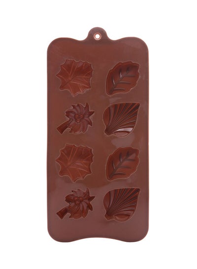 Buy Multipurpose Silicone Bake Mould Brown 8.5x4x1inch in UAE