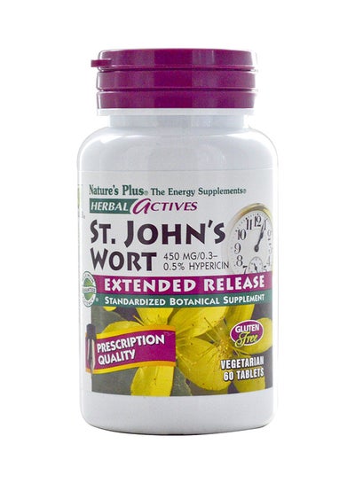 اشتري Herbal Actives St. John's Wort 60 Vegetarian Tablets في الامارات