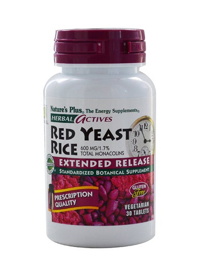 Buy Herbal Actives Red Yeast Rice Extended Release - 30 Tablets in UAE