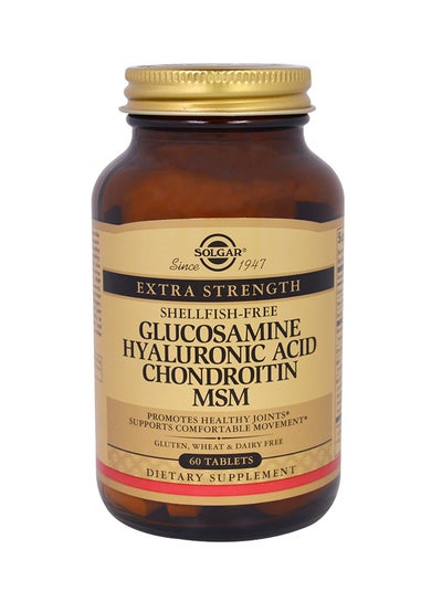Buy Glucosamine Hyaluronic Acid Chondroitin MSM 60 Tablets in UAE