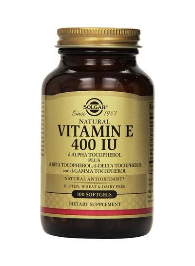 Buy Vitamin E 400 IU 100 Softgels in UAE