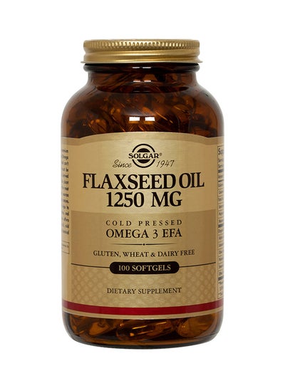 Buy Dietary Supplement Flaxseed Oil 100 Softgels in UAE