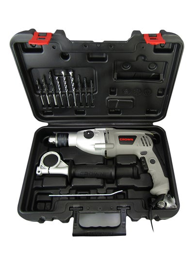 Buy Impact Drill Kit Grey/Black in Saudi Arabia