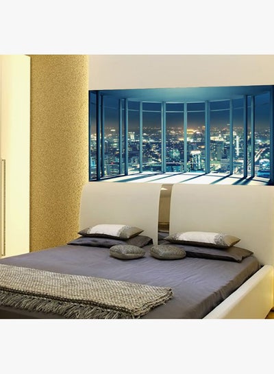 Buy 3D Window Scenery Wall Sticker Multicolour 180x90centimeter in Saudi Arabia