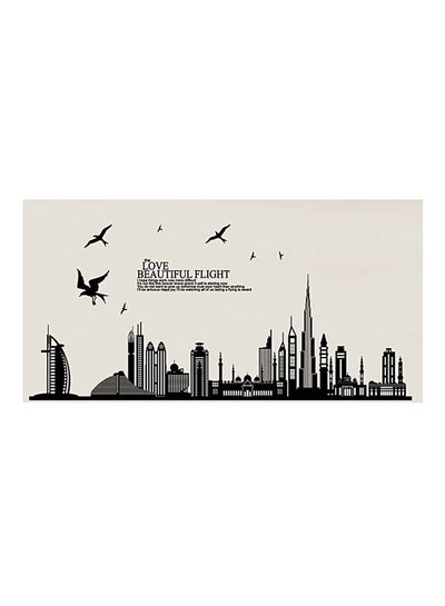 Buy Printed Wall Sticker Black 60x90centimeter in Saudi Arabia