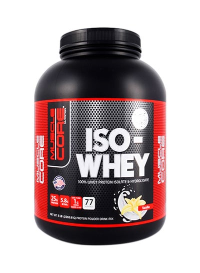 Buy Nutrition Iso-Whey 5Lb Vanilla in UAE