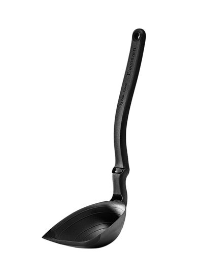 Buy Spadle - Sit Up Scraping Spoon Black in UAE