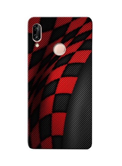 Buy Thermoplastic Polyurethane Protective Case Cover For Huawei Nova 3E Sports Red/Black in UAE