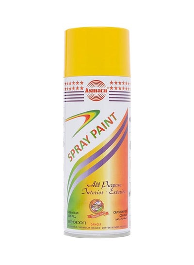 Buy All-Purpose Spray Paint Yellow 400ml in UAE